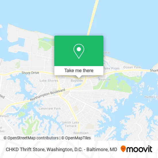 CHKD Thrift Store map