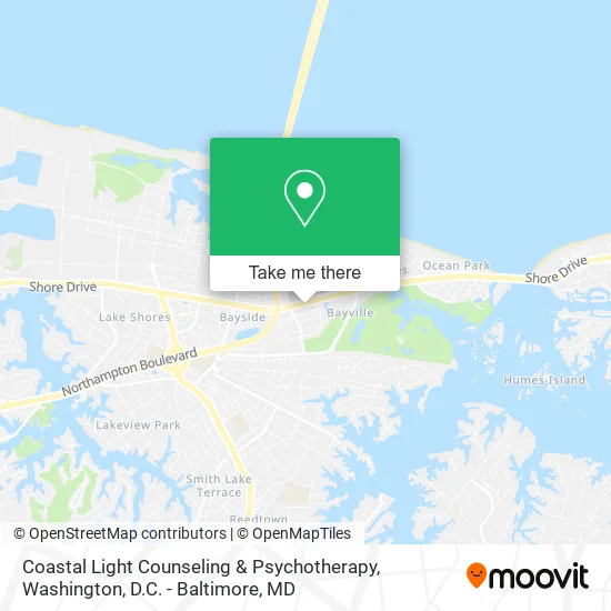 Coastal Light Counseling & Psychotherapy map