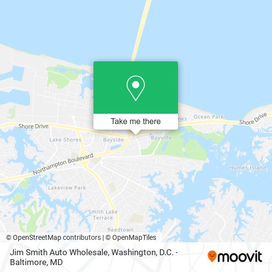 Jim Smith Auto Wholesale map