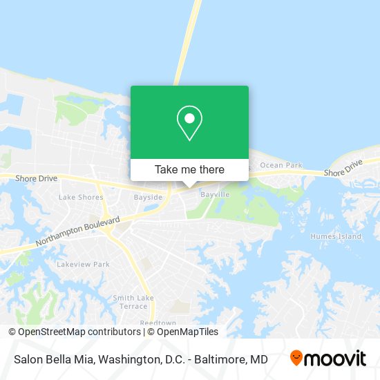 Salon Bella Mia map