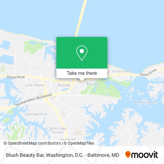 Blush Beauty Bar map