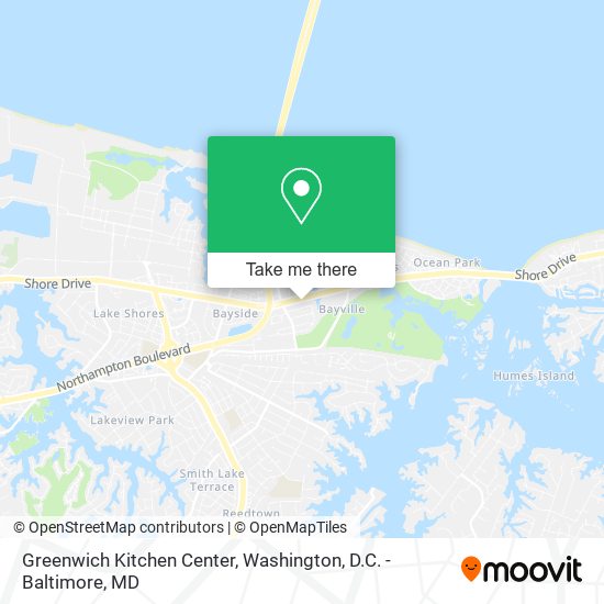 Mapa de Greenwich Kitchen Center