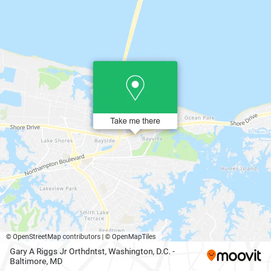 Gary A Riggs Jr Orthdntst map