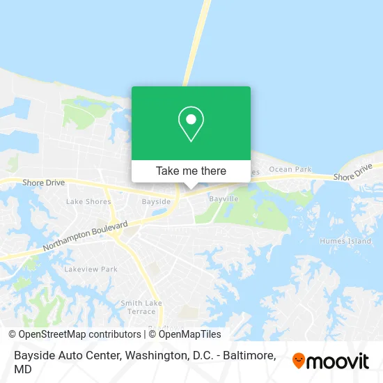 Bayside Auto Center map