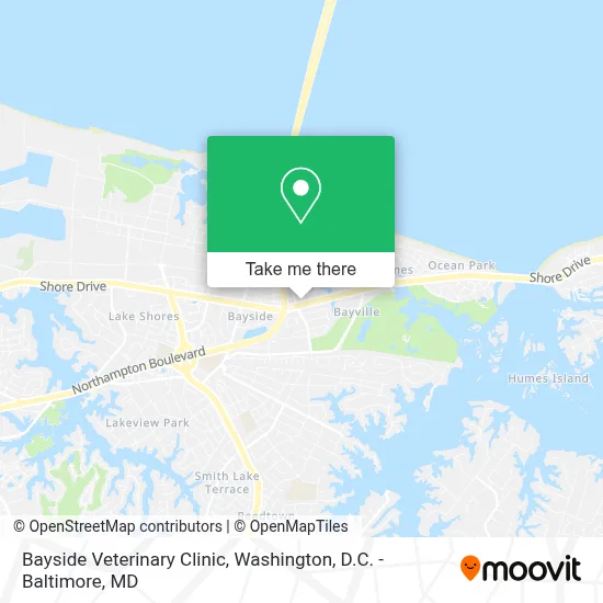Bayside Veterinary Clinic map