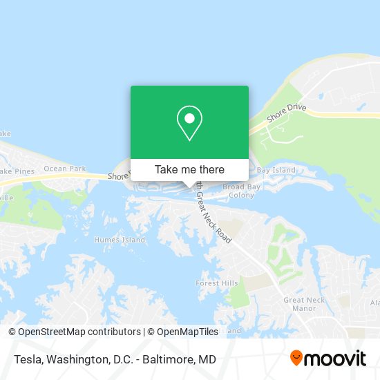 Tesla map