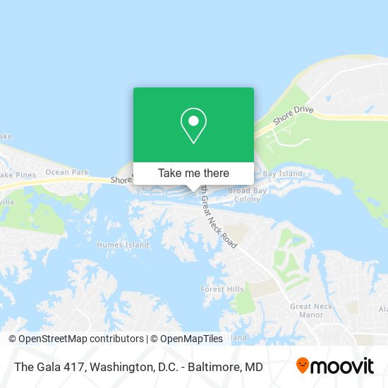 The Gala 417 map