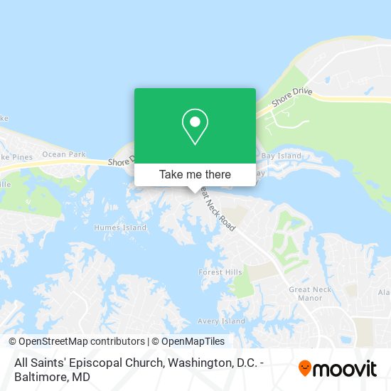 Mapa de All Saints' Episcopal Church