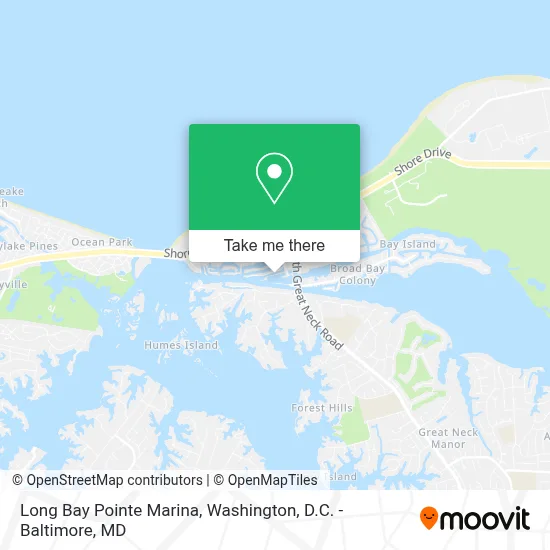 Long Bay Pointe Marina map