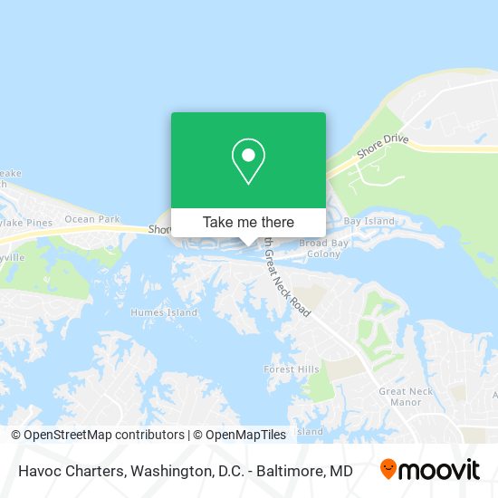 Havoc Charters map