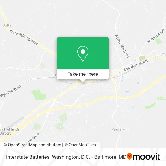 Interstate Batteries map