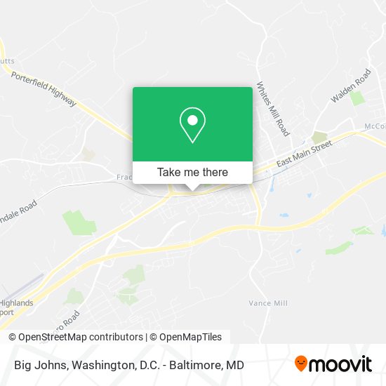 Big Johns map