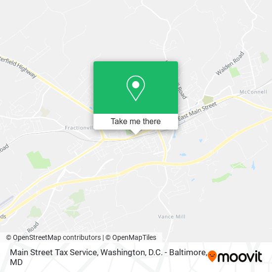 Main Street Tax Service map