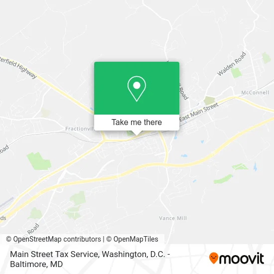 Main Street Tax Service map