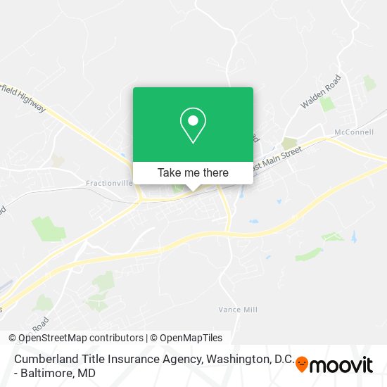 Mapa de Cumberland Title Insurance Agency