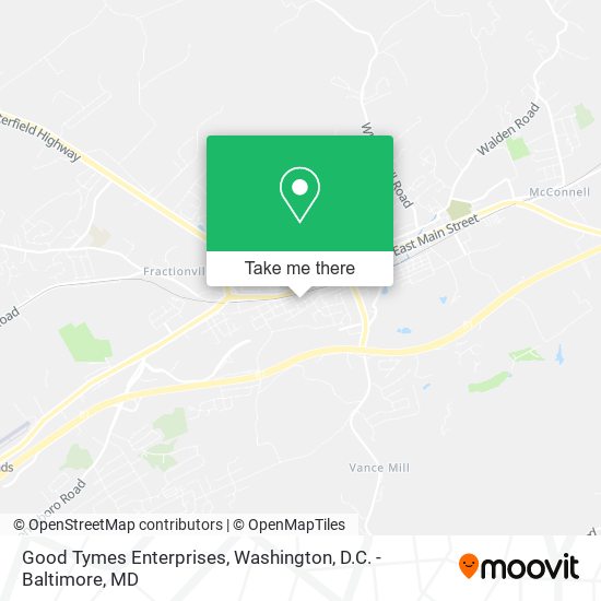 Good Tymes Enterprises map