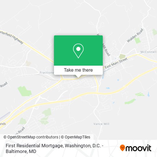Mapa de First Residential Mortgage
