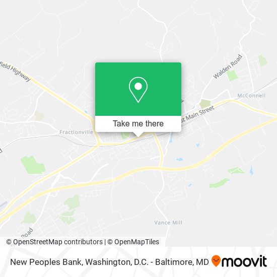 New Peoples Bank map