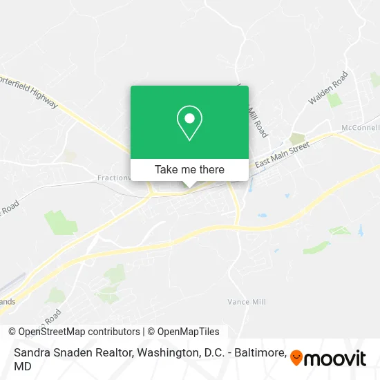 Sandra Snaden Realtor map