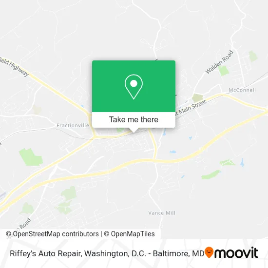 Riffey's Auto Repair map