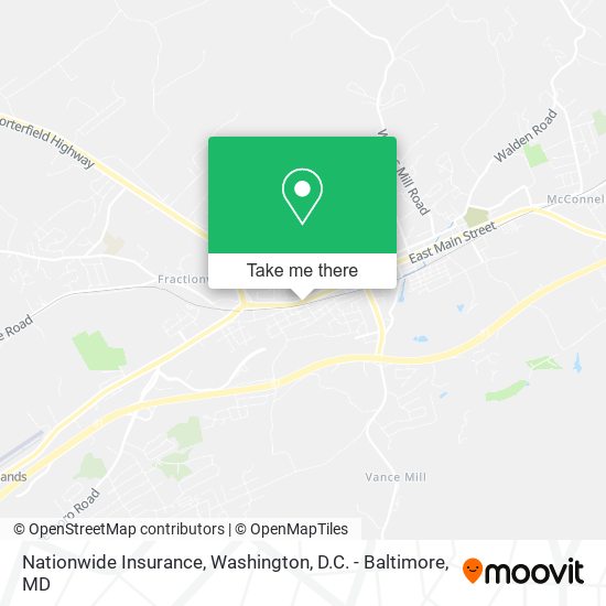 Mapa de Nationwide Insurance