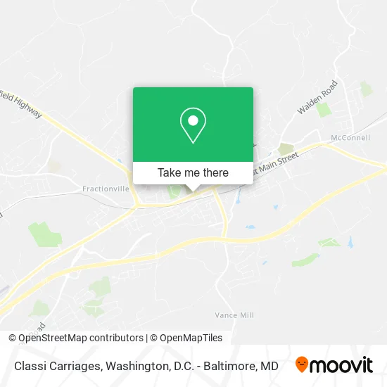 Classi Carriages map