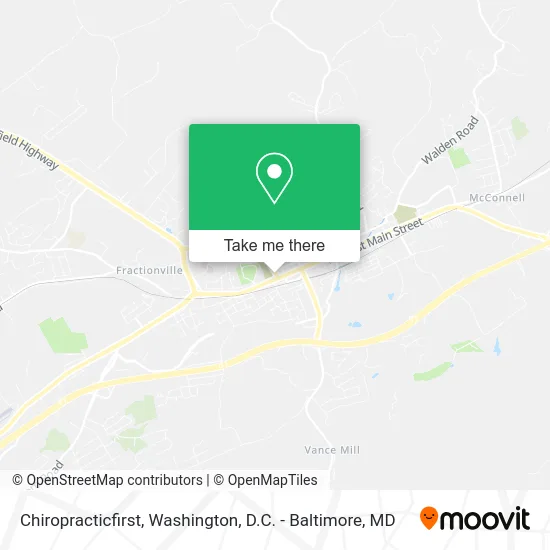 Chiropracticfirst map