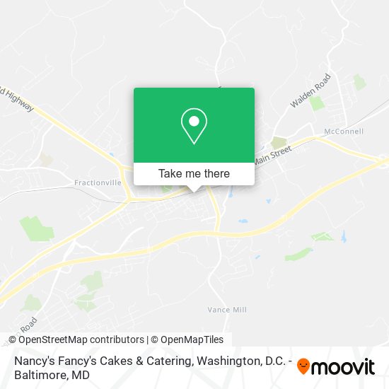 Nancy's Fancy's Cakes & Catering map