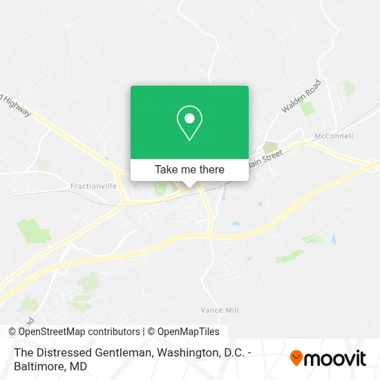 The Distressed Gentleman map
