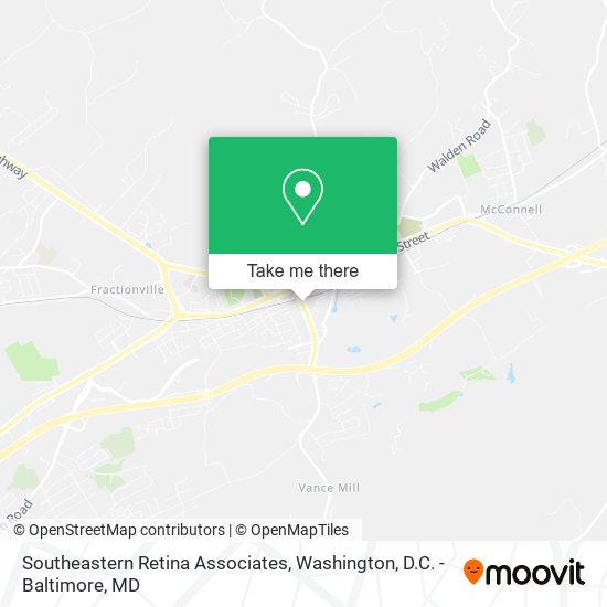 Southeastern Retina Associates map