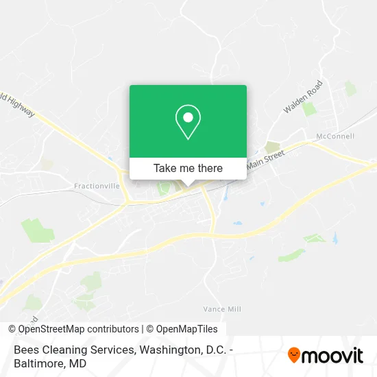 Bees Cleaning Services map
