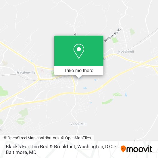 Black's Fort Inn Bed & Breakfast map