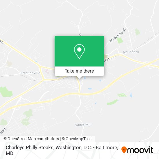 Charleys Philly Steaks map