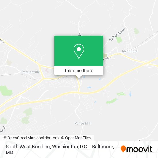 South West Bonding map