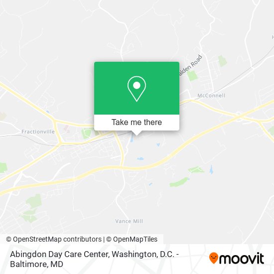 Abingdon Day Care Center map