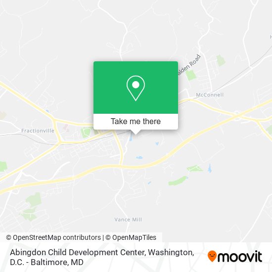 Abingdon Child Development Center map