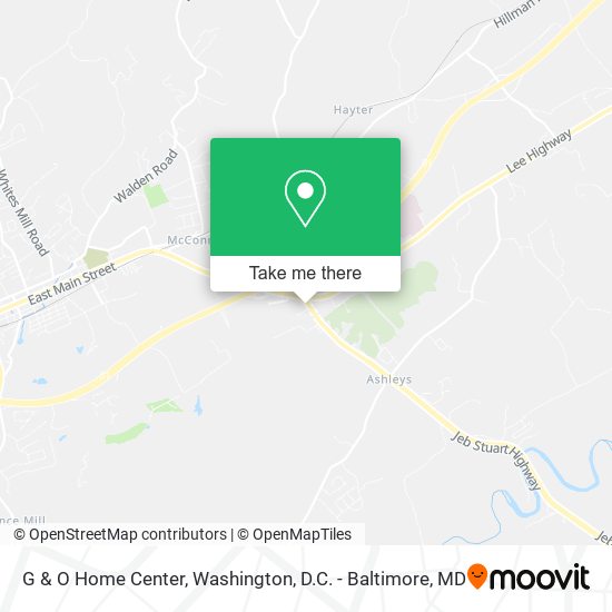 G & O Home Center map