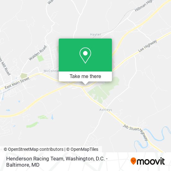 Mapa de Henderson Racing Team