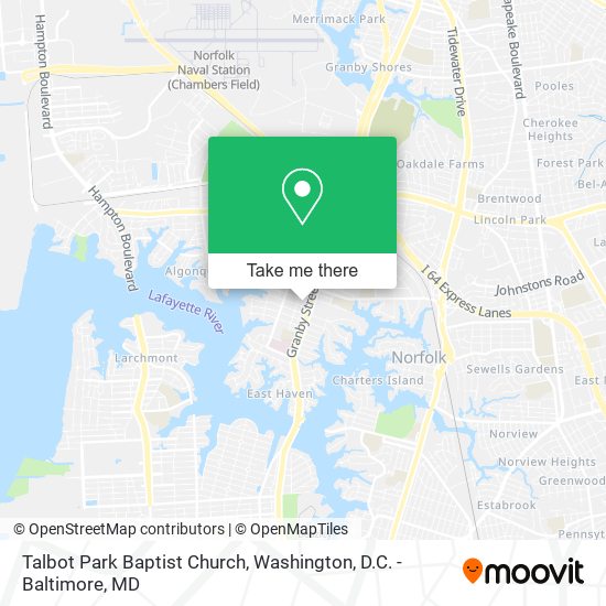 Mapa de Talbot Park Baptist Church