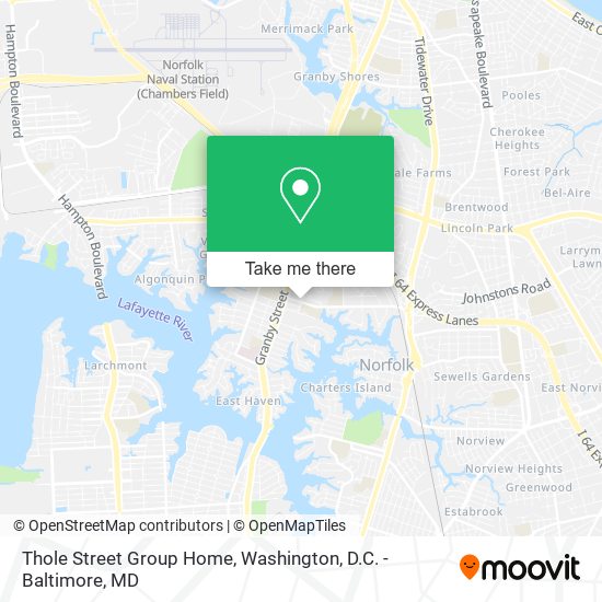 Mapa de Thole Street Group Home