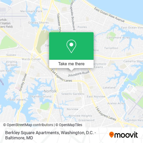 Berkley Square Apartments map