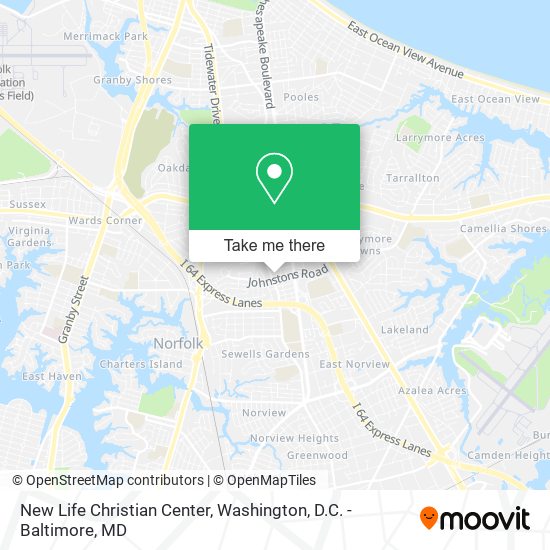 Mapa de New Life Christian Center