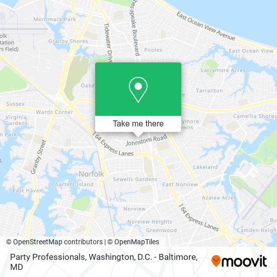 Party Professionals map
