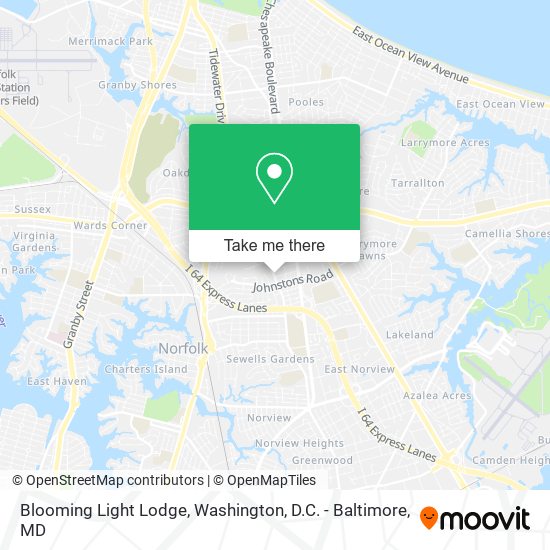 Blooming Light Lodge map