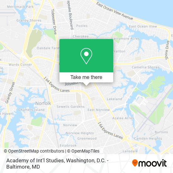 Mapa de Academy of Int'l Studies