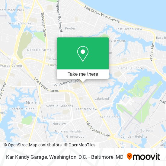 Kar Kandy Garage map
