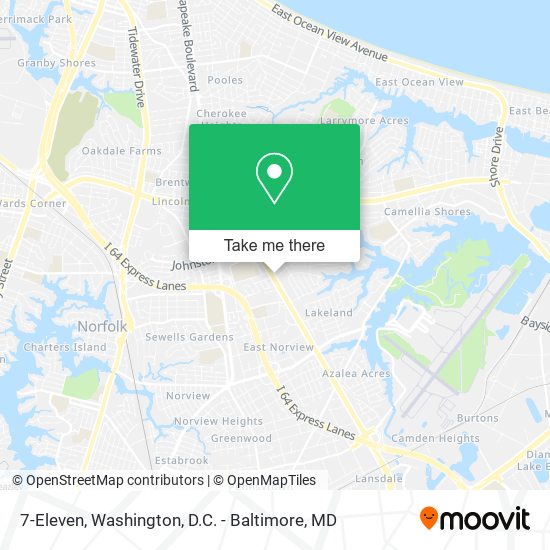 Mapa de 7-Eleven