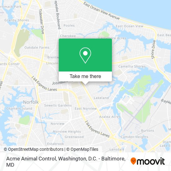 Mapa de Acme Animal Control
