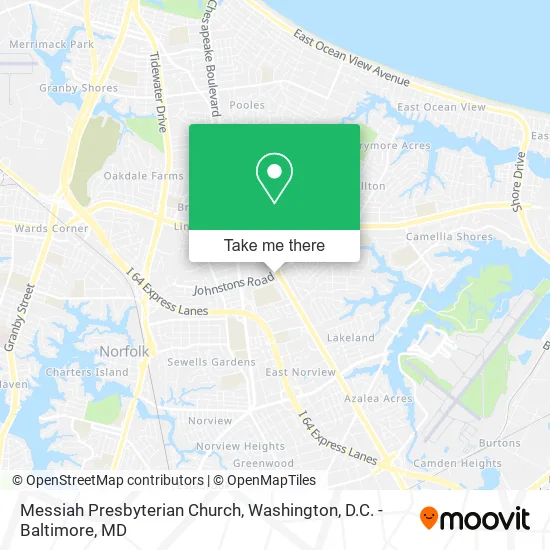 Mapa de Messiah Presbyterian Church