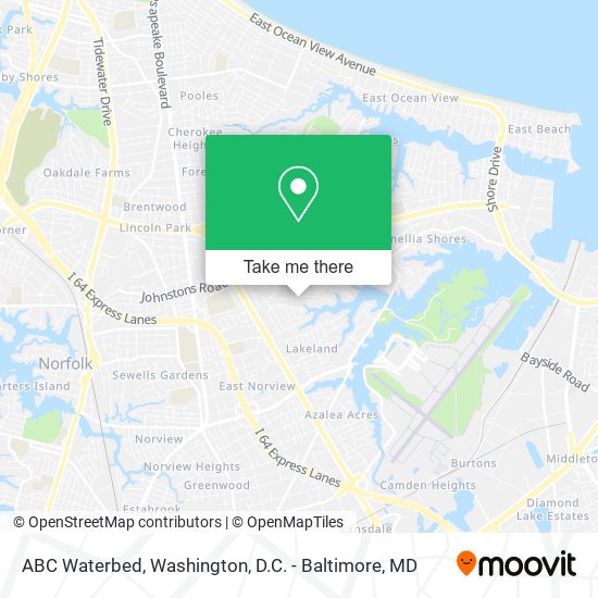 ABC Waterbed map